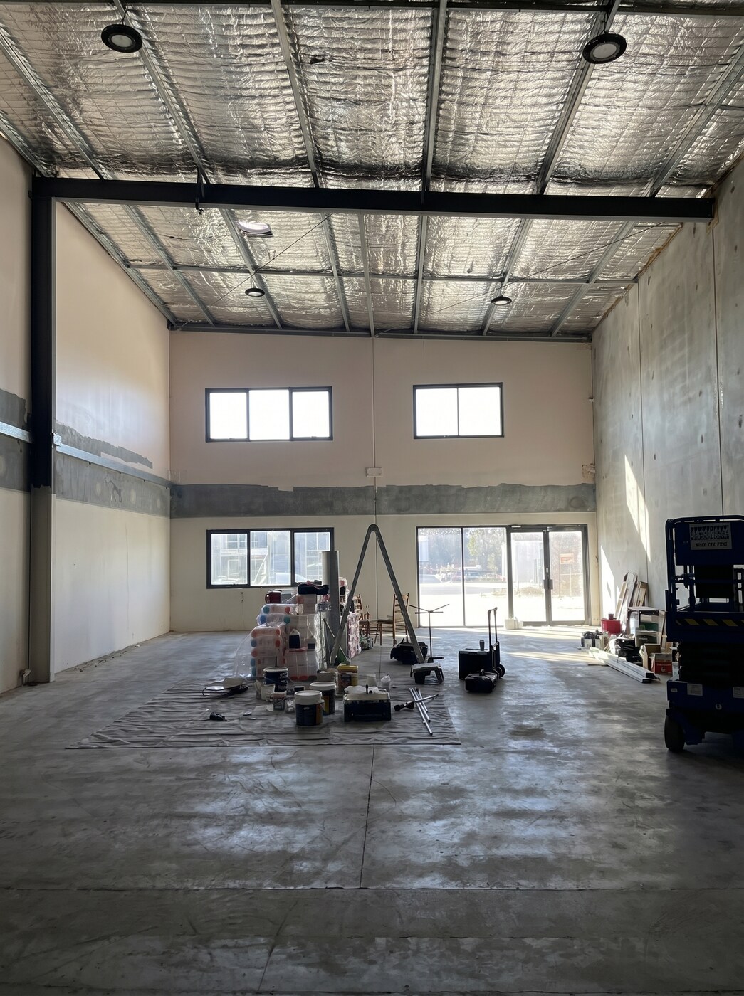 Commercial space before painting